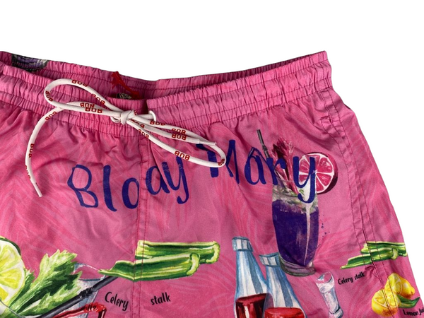 Boxer mare uomo BoB Company - fantasia Drink Bloody Mary - colore porpora Moda/Uomo/Abbigliamento/Mare e piscina/Pantaloncini e calzoncini Couture - Sestu, Commerciovirtuoso.it