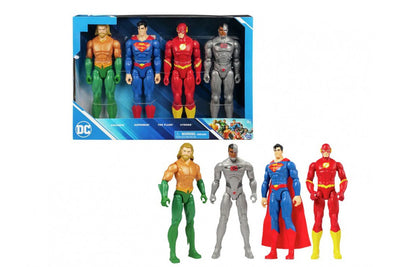 DC Super Eroi Pack 4 personaggi 30cm Dc Comics