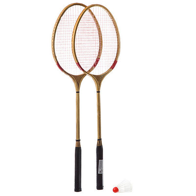 Badminton 2 Racchette legno con Volano