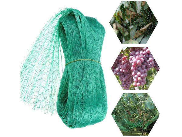 Rete Anti Uccelli 4X12m Rete da Giardino Verde Proteggere Piante Frutta Fiori Alberi