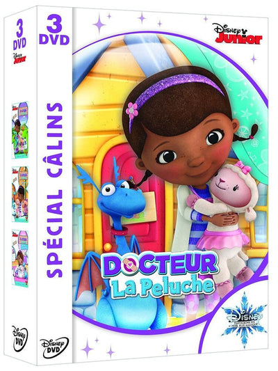 DISNEY Dvd Cofanetto 3 dvd Docteur La Peluche in lingua Francese