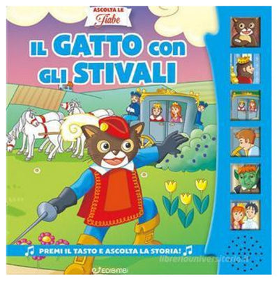 ASCOLTA FIABE - GATTO CON GLI STIVALI Edicart Style Srl (Libri Per Bambini)