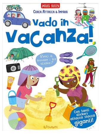 LIBRETTO CERCA ATTACCA E IMPARA - VADO IN VACANZA Edicart Style Srl (Libri Per Bambini)