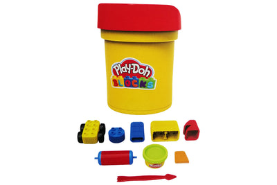 Play-Doh Secchio con Costruzioni e Pasta