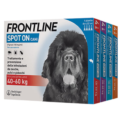 ANTIPARASSITARIO 'FRONTLINE SPOT-ON' cani 20/40 kg - 4 pipette ml 2,68