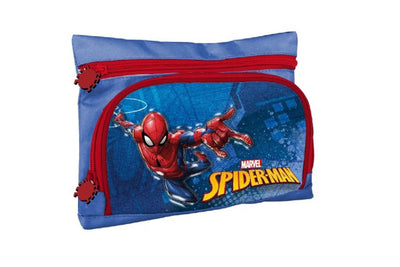 Astuccio taschetta 2 cerniere Spider-Man Mc Group