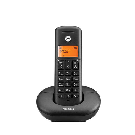 Motorola E201 telefono Telefono DECT Identificatore di chiamata Nero - (MOT CORDLESS DECT E201 BLK)