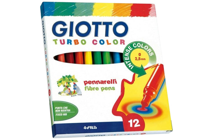 Pennarelli Giotto Turbocolor 12 pezzi