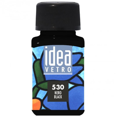 Colore Nero per Vetro Idea Maimeri 60 ml