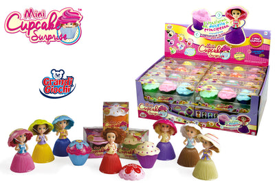 Cupcake Mini Bambola Set 3 pezzi