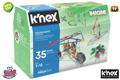 K'nex Imagine Builder basics 446 pezzi Grandi Giochi