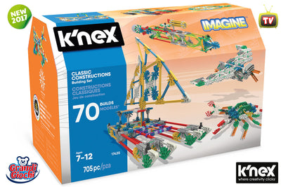 K'nex Imagine Classic Constructions 705 pezzi Grandi Giochi