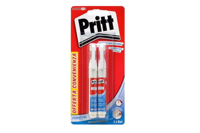 Pritt Correttore Pocket Pen 8 ml bls.2 pezzi