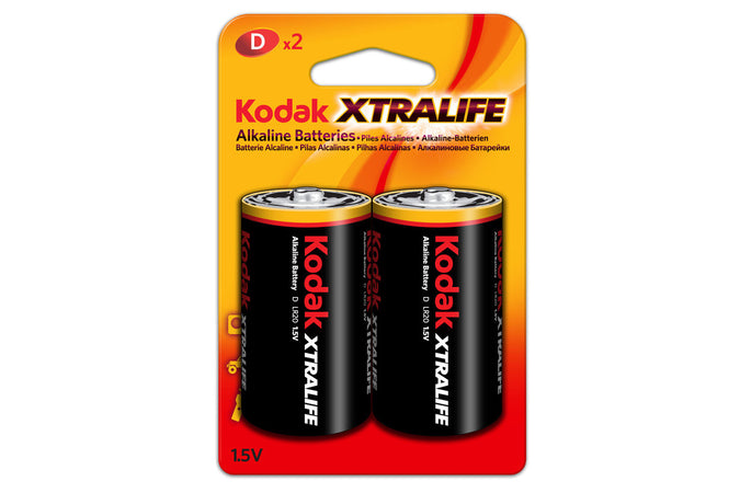 Pile alcaline xtralife da 2 torce Kodak