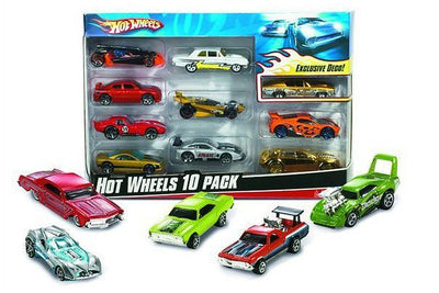 Hot Wheels auto pack 10 modelli Mattel