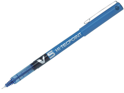 Penna Roller a inchiostro Liquido Blu V5 Hi-Tecpoint Pilot