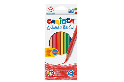 Pastelli Colored Pencils 12 pezzi Carioca