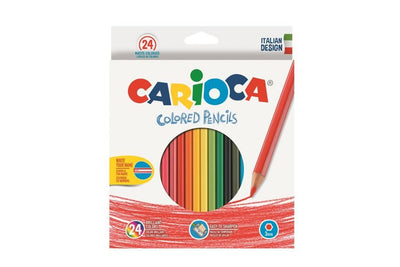 Pastelli Colored Pencils 24 pezzi Carioca