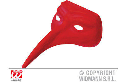 Maschera Veneziana Rossa Widmann