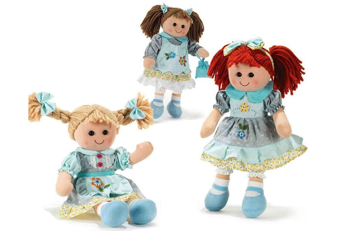 Bambola Azules di Pezza Plush E Company