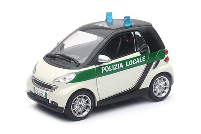 Auto Smart Fortwo Polizia Locale 1:24 New Ray
