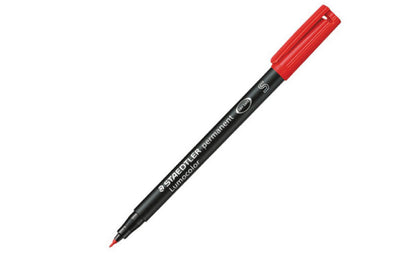 Penna lumocolor 0.4mm S rosso cf.10