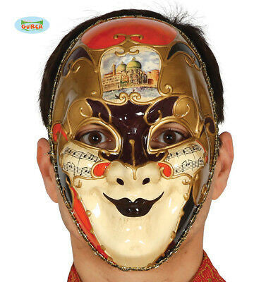 Maschera Veneziana decorata Fiestas Guirca