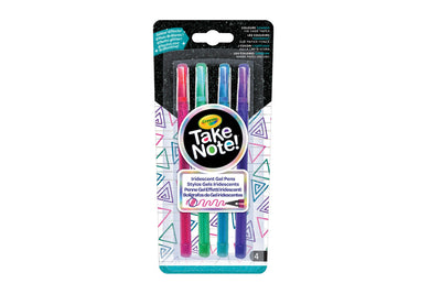 Take note 4 penne gel jewel tones Crayola