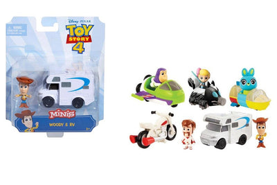 Toy Story 4 Personaggi con Veicoli Mattel