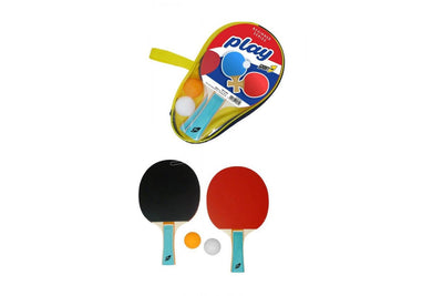 Coppia Racchette Ping Pong con 2 palline