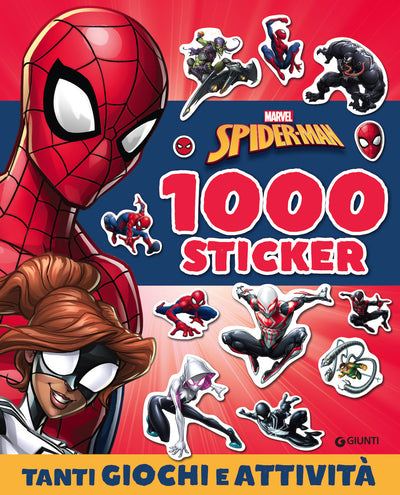 Libro Spiderman 1000 stickers Giunti