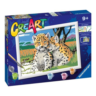 Gioco creativo Ravensburger 20262 CREART Cuccioli di Leopardo