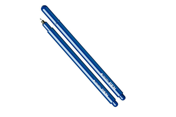 Penna Tratto Pen Metal Blu 12 pezzi