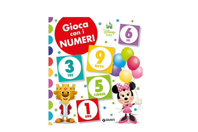 Libro Gioca con i Numeri Disney Baby Giunti