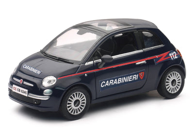 Auto Fiat 500 Carabinieri in scala 1:24