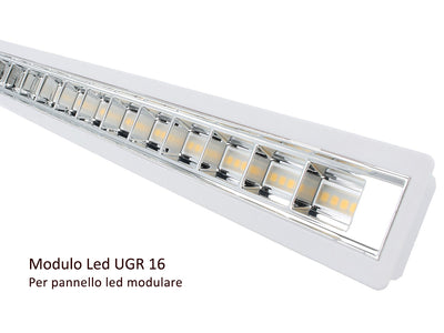 Modulo Led UGR 16 Bianco Caldo 2700K 15W 30-40V 400mA 150LM/W Per Pannello Led Modulare FP6060 FP30120 Ledlux
