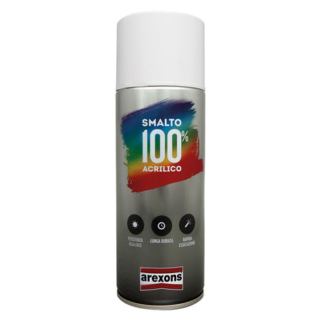 SMALTO SPRAY ACRILICO RITOCCO PER ELETTRODOMESTICI ml 400 Arexons