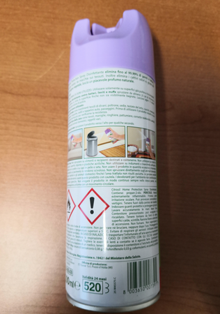 12 Pezzi Spray Disinfettante Citrosil Home Protection Da 300ml Elimina Fino a 99,99% Dei Batteri Zero Macchie Sui Tessuti A2Zworld