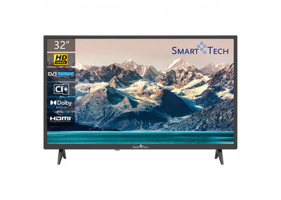 Smart-Tech 32HN10T2 TV 81,3 cm (32) HD Nero - (SMT TV32 32HN10T2 IT)