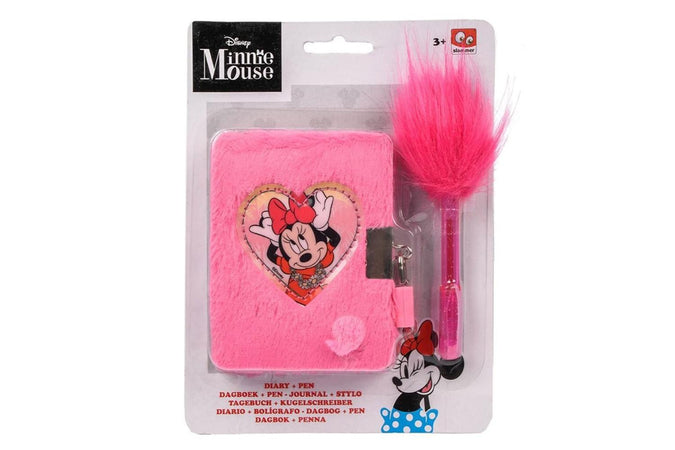 Minnie Diario e Penna Plush Disney