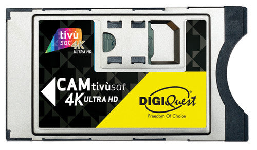 Digiquest Cam TivÃ¹sat 4K Ultra HD Modulo di accesso condizionato (CAM) - (DGQ CAM BUNDLETVSAT4K TIVUSAT 4K)