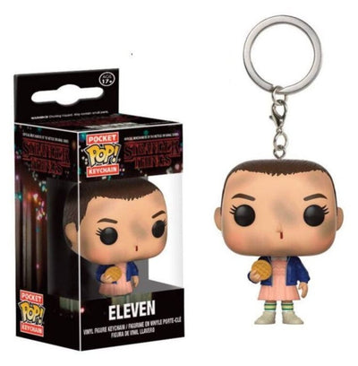 Eleven w/ Eggo (Pop! Keychain) (Stranger Things)