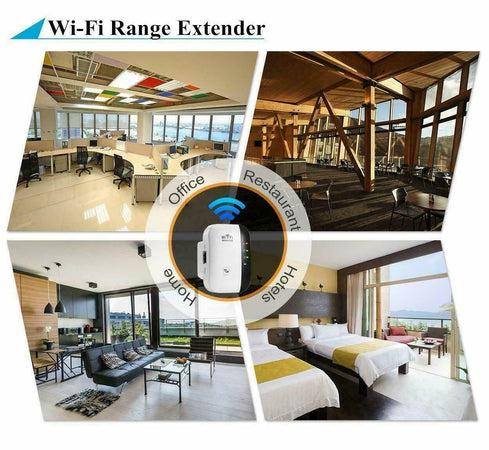 WiFi Repeater WLAN Range Extender 300Mbps con Porta 2.4GHz Wireless-N Ripetitore Elettronica/Informatica/Periferiche di rete/Ripetitori Zencoccostore - Formia, Commerciovirtuoso.it