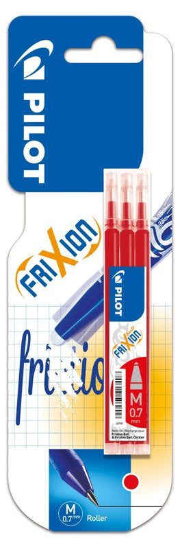 Blister 3 Refill FRIXION BALL 0,7 Rosso