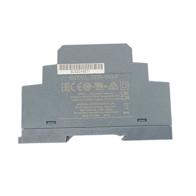 MeanWell DDR-15G-5 Convertitore tipo DC-DC per Guida DIN Input 9-36V Output 5V 3A 15W
