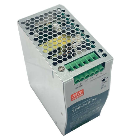 MeanWell SDR-240-24 Alimentatore DIN RAIL 240W 24V 10A Per Automazione Industriale Input 220V 110V