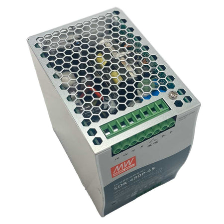 MeanWell SDR-480P-48 Alimentatore DIN RAIL 480W 48V 10A Per Automazione Industriale Input 220V 110