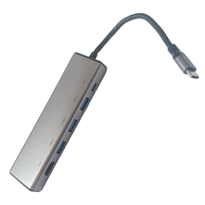 Hub USB C con Ingresso 3 porte USB 1 USB C e 1 HDMI con cavo 15 cm A2Zworld