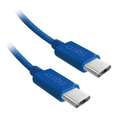 Cavo USB C Sbs TECABLETISSUETCCB 2.0 PD 60W Blu