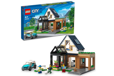 City Villetta Familiare e Auto Elettrica Lego
